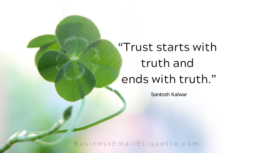 Business Email Etiquette Confidentiality and Trust