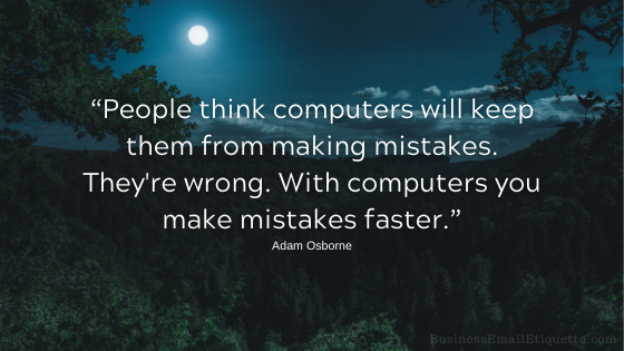 Own up to your online mistakes with grace.