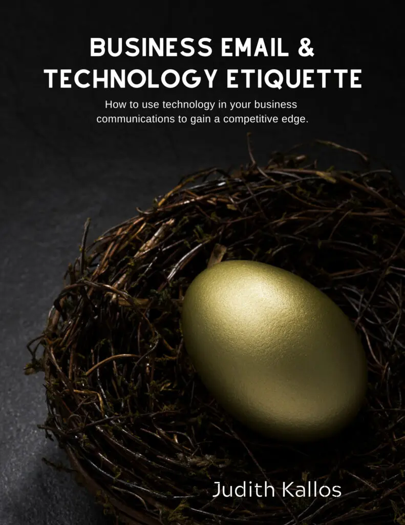 Business Email & Technology Etiquette eBook 2023