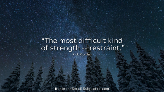 Business Email and AI Restraint